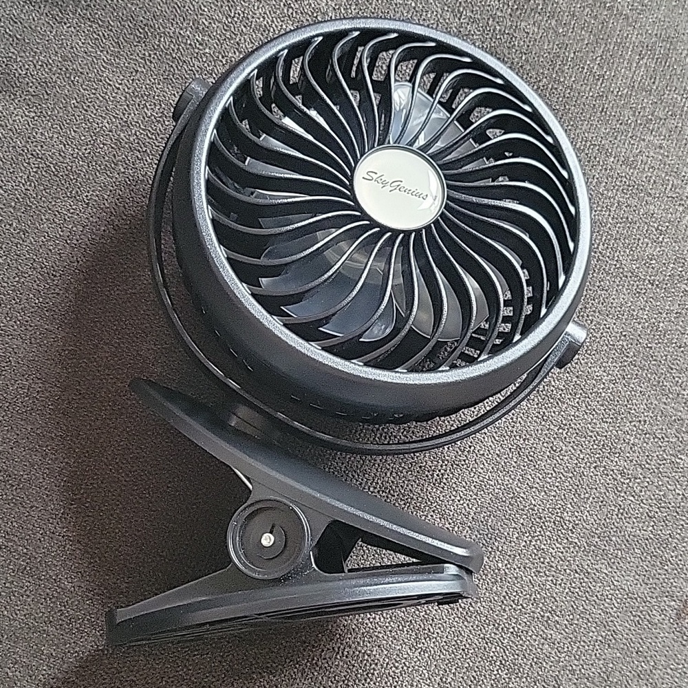 Rechargeable Clip Stroller fan desk fan 5 inch - Picture 5 of 10
